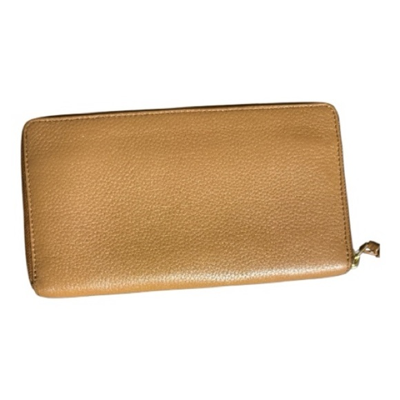 Tory Burch Pebbled Leather Zip Wallet - Picture 2 of 6